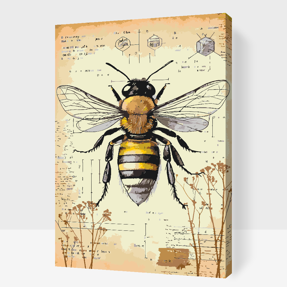 Malování podle čísel - All about the Bees